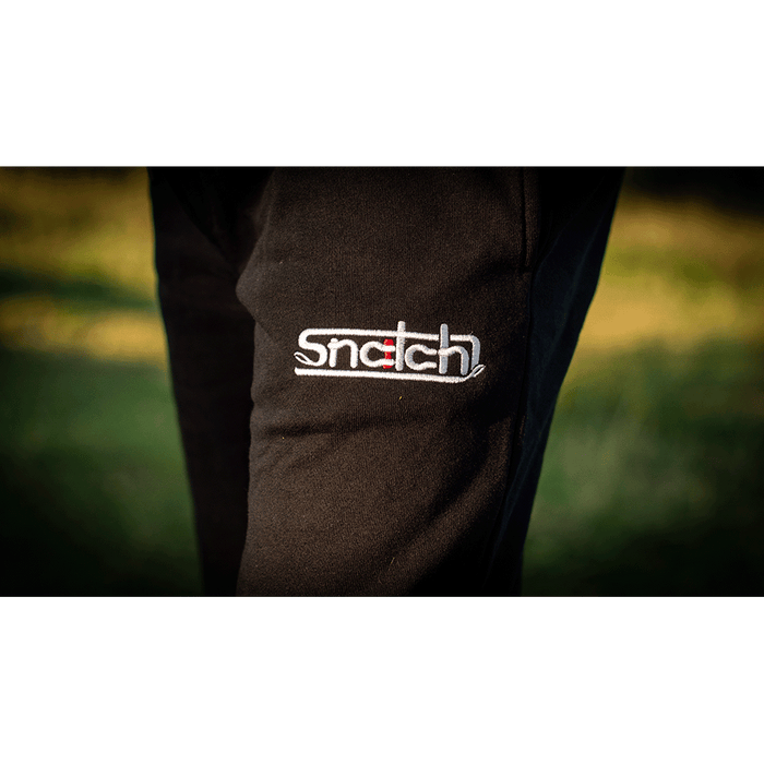 Embroidered Track Pant Slim Fit Black - SM6001BK