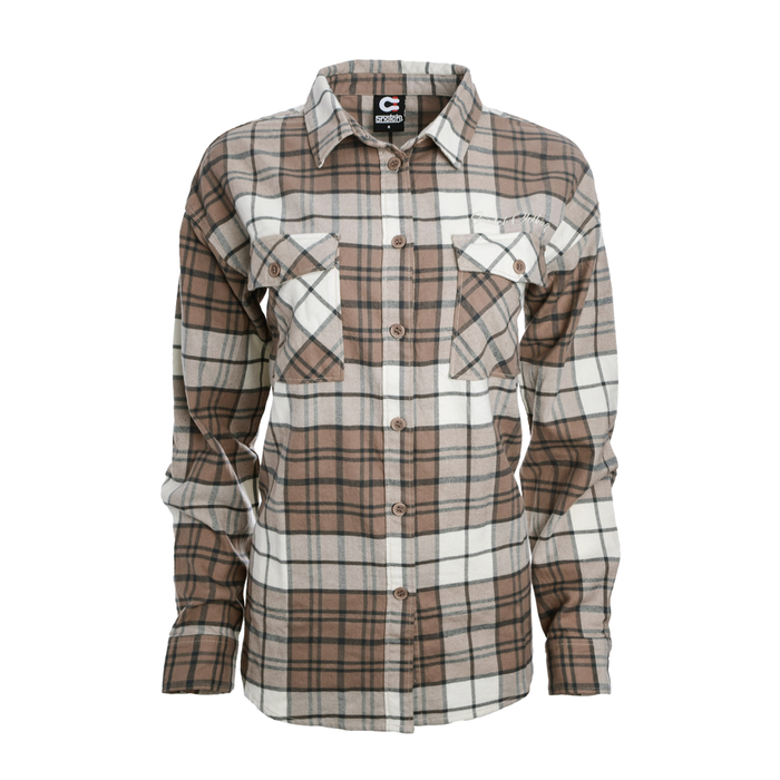 Women's Oversized Check Flanno  - SF4103TP