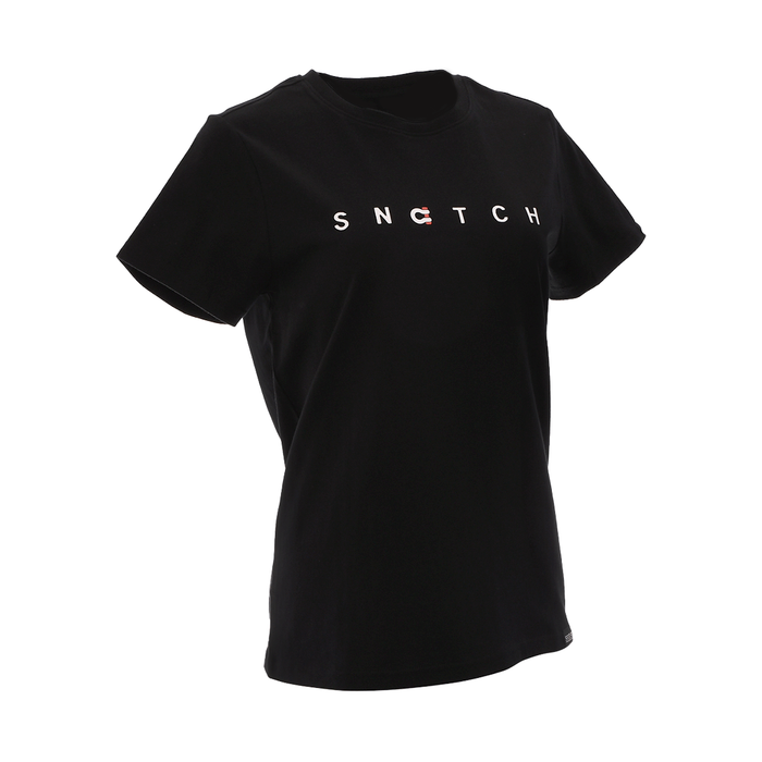 Women's Snatch Crew Tee Black - SF1301BK