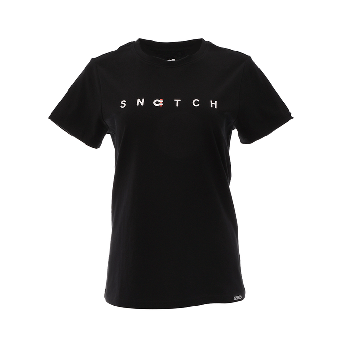 Women's Snatch Crew Tee Black - SF1301BK