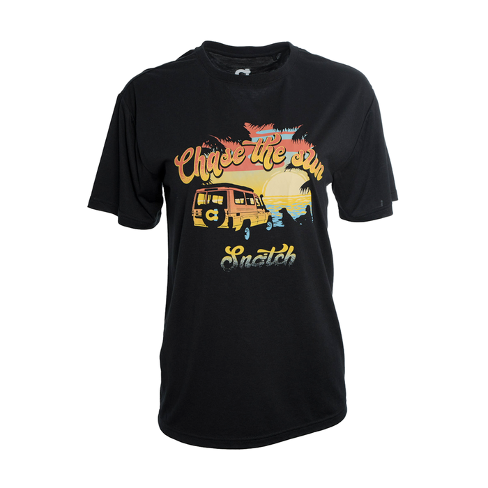 Women's Chasing Sunsets Tee Black - SF1402BK