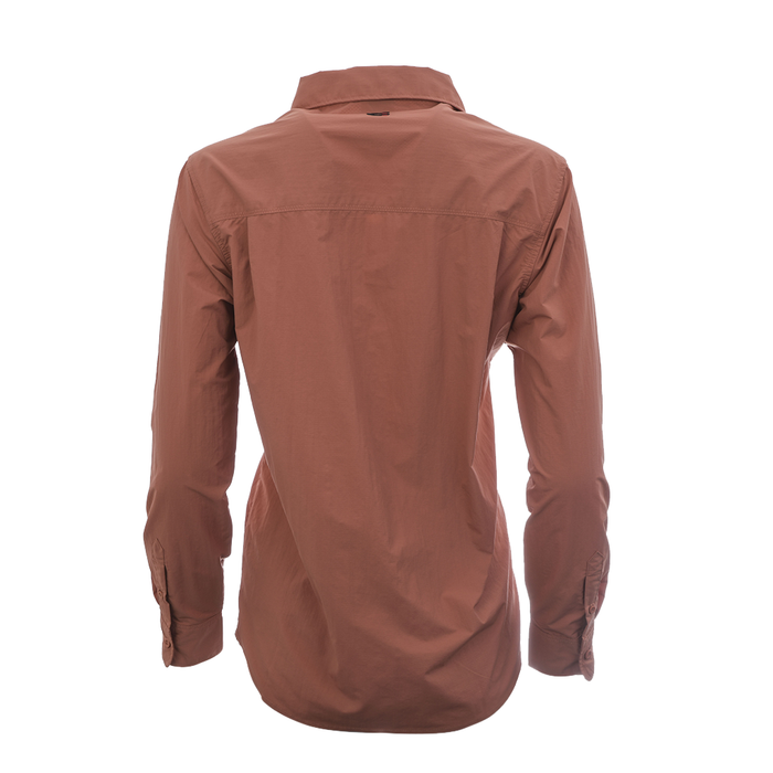 Women's Long Sleeve Action Shirt Dusty Terracotta - SF4101DT