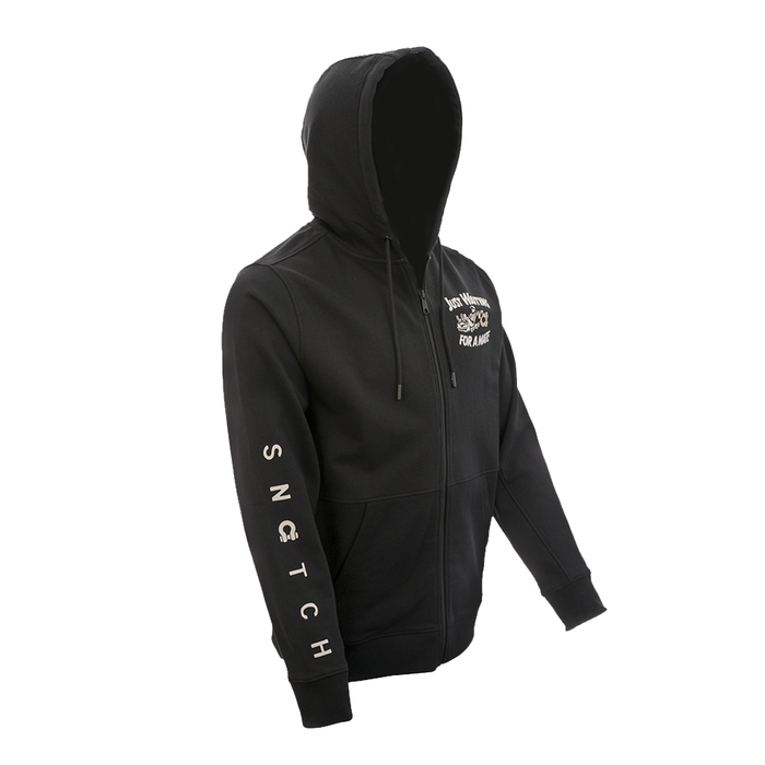 Just Waiting For A Mate Zip Hoodie Black - SM2601BK