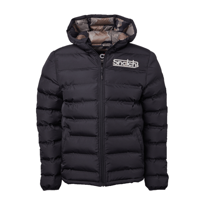 Puffer Jacket Wide Channel Black - SM3001BK