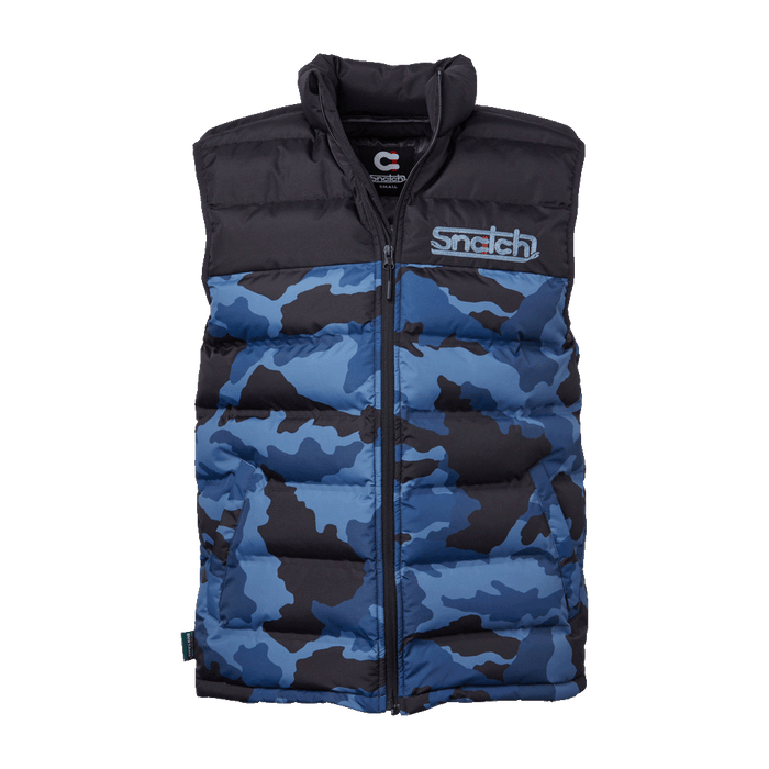 Puffer Vest Camo Petrol