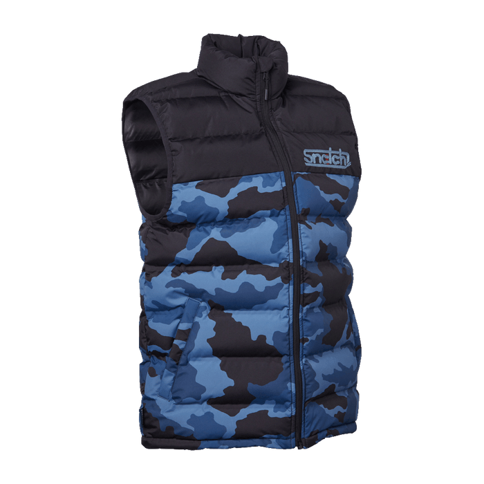 Puffer Vest Camo Petrol