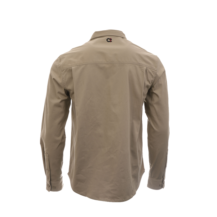 Snatch Long Sleeve Work Shirt Sand - SM4101SD