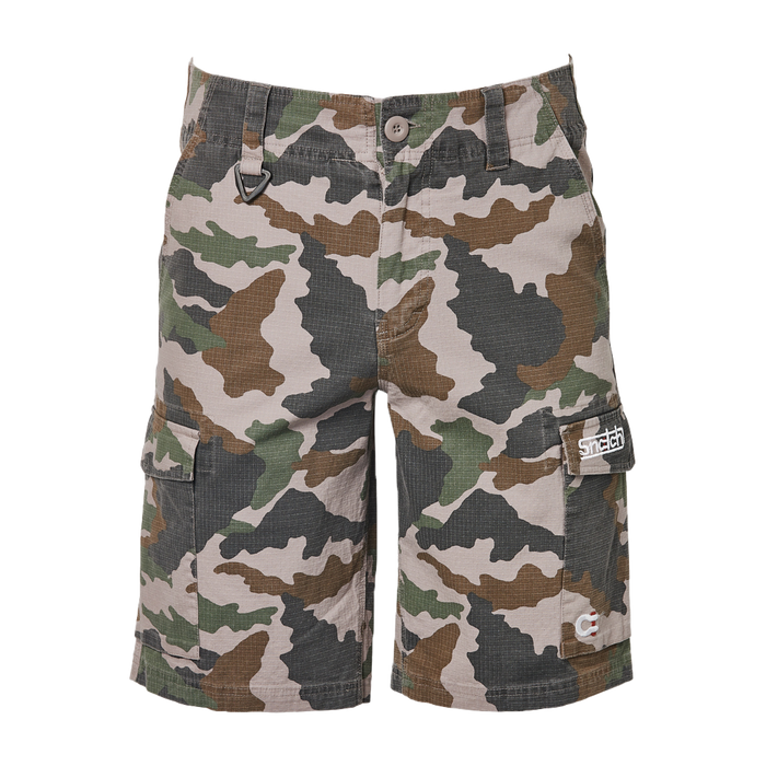 Cargo Shorts Ripstop Camo Army