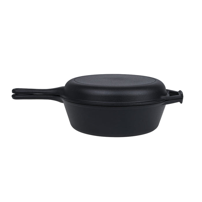 Snatch Cast Iron Pot & Pan Set - SCKG23CPTPN