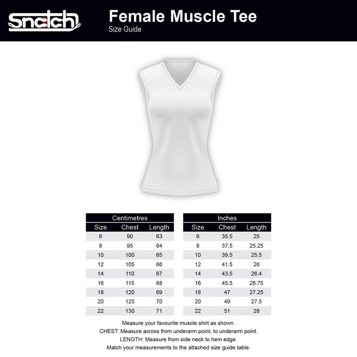 Women's Singlet Black - SF1001BK