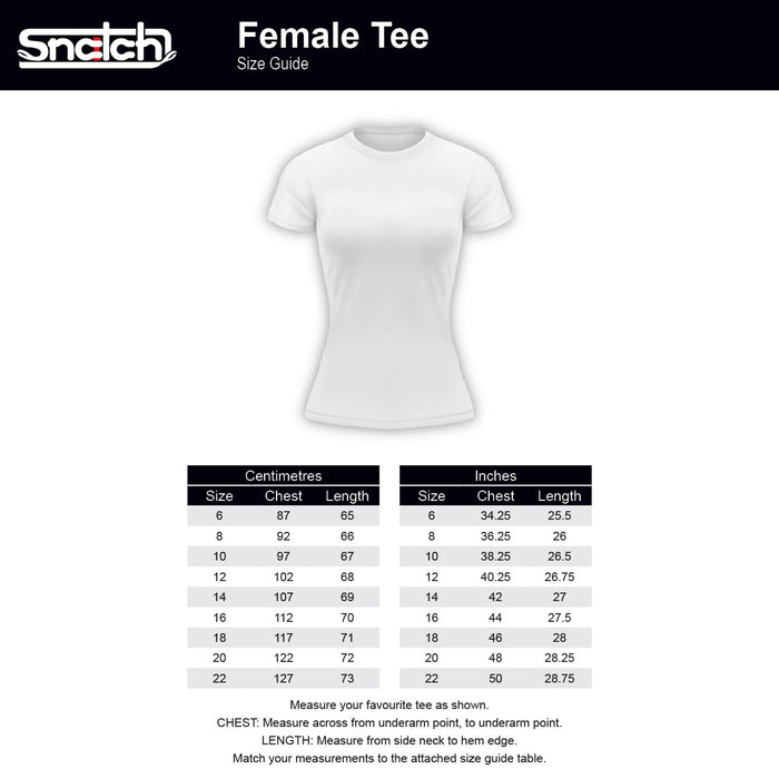 Women's Snatch Crew Tee Black - SF1301BK