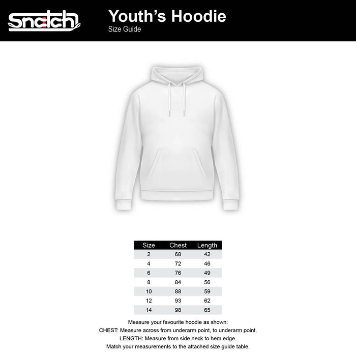 Kid's 2-Tone Hoodie Light Blue - SY2301LB