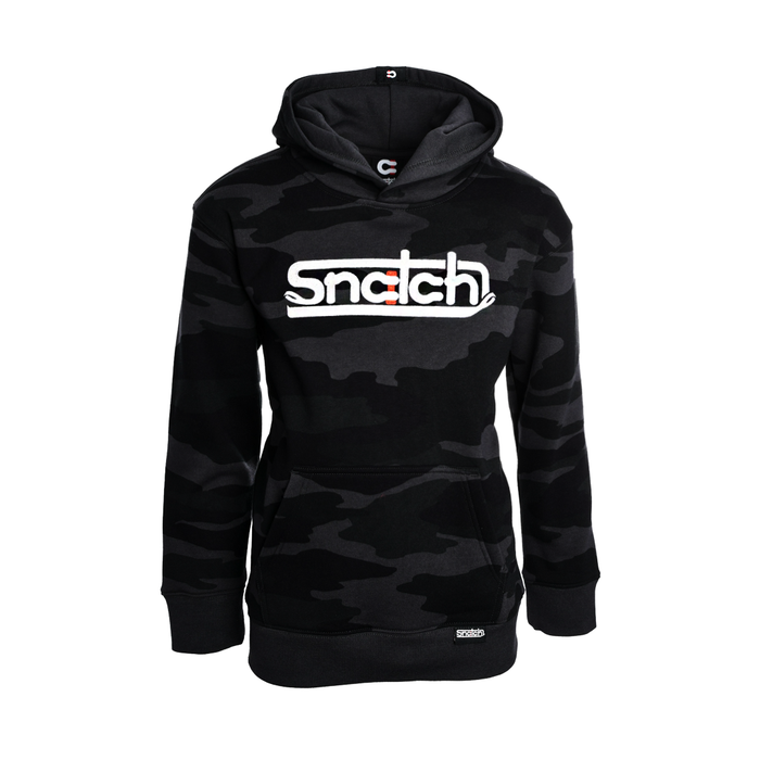 Kid's Kakadu Camo Hoodie Black - SY2302CB