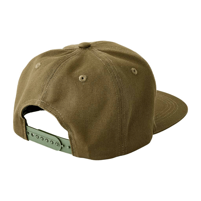 Embroidered Snapback Cap Army Green - SM7001OVOSFM